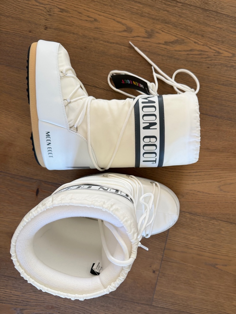 Moon Boot Cream White Women's Winter Boots